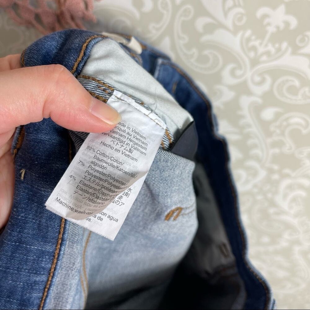 5/$30 Madewell 9” High Rise Frayed Hem Skinny Jeans Style J6515 25 - Picture 6 of 8